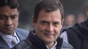 Congress president Rahul Gandhi will address an election rally in Dehradun on March 16 ahead of the Lok Sabha elections.(PTI File) Congress president Rahul Gandhi will address an election rally in Dehradun on March 16 ahead of the Lok Sabha elections.(PTI File)