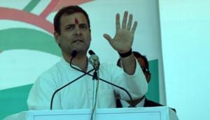 Rahul Gandhi met a select group of Congress leaders from West Bengal in New Delhi on Wednesday to discuss the strategy ahead of the national polls due next month.(ANI) Rahul Gandhi met a select group of Congress leaders from West Bengal in New Delhi on Wednesday to discuss the strategy ahead of the national polls due next month.(ANI)