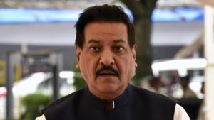 File photo of senior Congress leader Prithviraj Chavan. The former Maharashtra chief minister has said he won’t contest the Lok Sabha elections this time.(Kunal Patil/HT Photo) File photo of senior Congress leader Prithviraj Chavan. The former Maharashtra chief minister has said he won’t contest the Lok Sabha elections this time.(Kunal Patil/HT Photo)