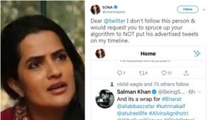 This isn’t the first time that Sona Mohapatra has taken on Salman Khan. This isn’t the first time that Sona Mohapatra has taken on Salman Khan.