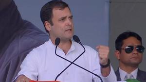 At Thursday’s press conference, Rahul Gandhi accused PM Modi of performing a “bypass surgery” on the Rafale deal and holding “parallel negotiations” with the French interlocutors, citing a defence ministry document to that effect.(ANI) At Thursday’s press conference, Rahul Gandhi accused PM Modi of performing a “bypass surgery” on the Rafale deal and holding “parallel negotiations” with the French interlocutors, citing a defence ministry document to that effect.(ANI)