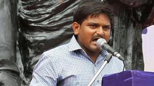 Hardik Patel’s joining will coincide with the Congress Working Committee (CWC) meeting in Ahmedabad, following which top party leaders will address a public rally there.(AP) Hardik Patel’s joining will coincide with the Congress Working Committee (CWC) meeting in Ahmedabad, following which top party leaders will address a public rally there.(AP)