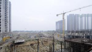 A view of Unnati Fortune Group’s Aranya housing project located in sector 119, in Noida.(Sunil Ghosh/HT Photo) A view of Unnati Fortune Group’s Aranya housing project located in sector 119, in Noida.(Sunil Ghosh/HT Photo)