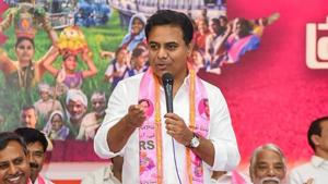 TRS working president K T Rama Rao Thursday said his party can ensure heavy flow of funds for Telangana if it won 16 Lok Sabha seats.(PTI) TRS working president K T Rama Rao Thursday said his party can ensure heavy flow of funds for Telangana if it won 16 Lok Sabha seats.(PTI)