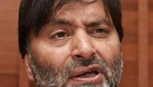 JKLF’s spokesperson confirmed Malik was booked under PSA, which allows for people to be held for up to two years without judicial intervention, and will be taken to Kotbalwal jail.(PTI)