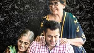 Salman Khan in a throwback picture with mother Salma and step-mother Helen. Salman Khan in a throwback picture with mother Salma and step-mother Helen.