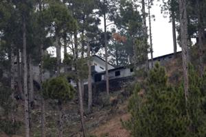 A general view of a building, which according to residents was a madrasa (religious school) is seen near the site where Indian military aircrafts struck on February 26, 2019.(Reuters photo) A general view of a building, which according to residents was a madrasa (religious school) is seen near the site where Indian military aircrafts struck on February 26, 2019.(Reuters photo)
