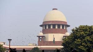 A Constitution Bench led by Chief Justice of India (CJI) Ranjan Gogoi referred the decades-old Ramjanmabhoomi-Babri Masjid title dispute to a three-member mediation panel on Friday, setting aside the absence of consensus between rival claimants on such a move in the hope of reaching an amicable settlement.(Amal KS/HT PHOTO) A Constitution Bench led by Chief Justice of India (CJI) Ranjan Gogoi referred the decades-old Ramjanmabhoomi-Babri Masjid title dispute to a three-member mediation panel on Friday, setting aside the absence of consensus between rival claimants on such a move in the hope of reaching an amicable settlement.(Amal KS/HT PHOTO)