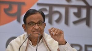 Senior Congress leader P Chidambaram on Saturday hit out at the Centre over alleged lack of job creation.(ANI) Senior Congress leader P Chidambaram on Saturday hit out at the Centre over alleged lack of job creation.(ANI)