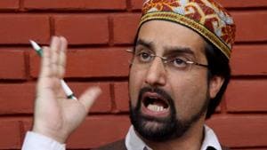 Hurriyat chairman Mirwaiz Umar Farooq(HT file photo) Hurriyat chairman Mirwaiz Umar Farooq(HT file photo)