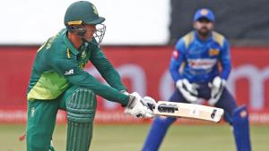 Dwaine Pretorius is bowled during the third one day international(ODI) cricket match between South Africa and Sri Lanka.(AFP) Dwaine Pretorius is bowled during the third one day international(ODI) cricket match between South Africa and Sri Lanka.(AFP)