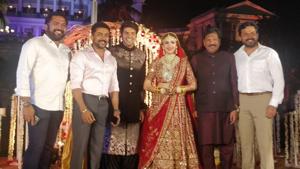 Arya and Sayyeshaa Saigal wedding photos are going viral online. Arya and Sayyeshaa Saigal wedding photos are going viral online.