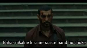 This John Abraham dialogue in Romeo Akbar Walter is now a meme. This John Abraham dialogue in Romeo Akbar Walter is now a meme.