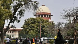 A view of the Supreme Court.(Biplov Bhuyan/HT PHOTO) A view of the Supreme Court.(Biplov Bhuyan/HT PHOTO)