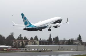 A Boeing 737 MAX takes off during a flight test in Renton, Washington January 29, 2016.(REUTERS) A Boeing 737 MAX takes off during a flight test in Renton, Washington January 29, 2016.(REUTERS)