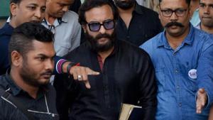 Actor Saif Ali Khan arrives at the airport in Jodhpur on April 4, 2018 ahead of a verdict in the long-running blackbuck poaching case. Saif and three other actors -- Tabu, Neelam and Sonali Bendre - were given the benefit of the doubt and acquitted.(PTI File) Actor Saif Ali Khan arrives at the airport in Jodhpur on April 4, 2018 ahead of a verdict in the long-running blackbuck poaching case. Saif and three other actors -- Tabu, Neelam and Sonali Bendre - were given the benefit of the doubt and acquitted.(PTI File)