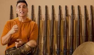 Akshay Kumar talks about his upcoming film, Kesari in the new video. Akshay Kumar talks about his upcoming film, Kesari in the new video.
