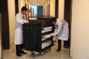 At Uni Hotel on the campus of Lovely Professional University, students can practise their classroom lessons and get paid for their work. At Uni Hotel on the campus of Lovely Professional University, students can practise their classroom lessons and get paid for their work.