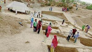 The Haryana government will be setting up a museum and an interpretation site at Rakhigarhi under it Kala Avam Sanskriti Haryana Policy.(HT Photo) The Haryana government will be setting up a museum and an interpretation site at Rakhigarhi under it Kala Avam Sanskriti Haryana Policy.(HT Photo)