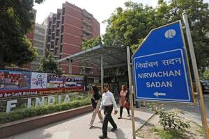 The Election Commission of India office building in New Delhi.(REUTERS) The Election Commission of India office building in New Delhi.(REUTERS)