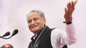 Jodhpur division holds special significance for Rajasthan CM Ashok Gehlot in the general elections.(HT File Photo) Jodhpur division holds special significance for Rajasthan CM Ashok Gehlot in the general elections.(HT File Photo)