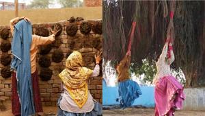 Taapsee Pannu and Bhumi Pednekar on the sets of Saand Ki Aankh. Taapsee Pannu and Bhumi Pednekar on the sets of Saand Ki Aankh.