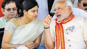 PM Modi with Anupriya Patel(HT)