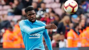 File image of Samuel Umtiti(REUTERS) File image of Samuel Umtiti(REUTERS)