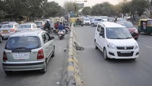 Gurugram had 446 road fatalities in 2018, of which 168 were pedestrian fatalities.(Picture for representation) Gurugram had 446 road fatalities in 2018, of which 168 were pedestrian fatalities.(Picture for representation)