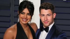 Priyanka Chopra and husband singer Nick Jonas attend the 2019 Vanity Fair Oscar Party following the 91st Academy Awards.(AFP) Priyanka Chopra and husband singer Nick Jonas attend the 2019 Vanity Fair Oscar Party following the 91st Academy Awards.(AFP)