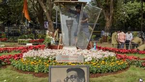 Responding to contentions that the land was handed to a private trust, BMC said it was given to the Balasaheb Thackeray Rashtriya Smarak, a public charitable trust formed by the state government to look after the proposed memorial.(Kunal Patil/HT Photo) Responding to contentions that the land was handed to a private trust, BMC said it was given to the Balasaheb Thackeray Rashtriya Smarak, a public charitable trust formed by the state government to look after the proposed memorial.(Kunal Patil/HT Photo)