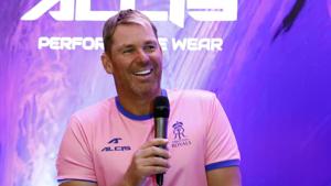 Former Australian cricketer Shane Warne poses during an interview for Hindustan Times in New Delhi, India on Wednesday.(Sarang Gupta/Hindustan Times) Former Australian cricketer Shane Warne poses during an interview for Hindustan Times in New Delhi, India on Wednesday.(Sarang Gupta/Hindustan Times)