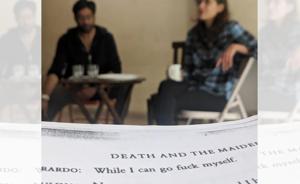 Rehearsals of Death and the Maiden are on in full swing Rehearsals of Death and the Maiden are on in full swing