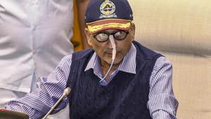 BJP leader Siddharth Kuncalienkar who visited the chief minister at his private residence revealed that Parrikar was stable but didn’t reply in the affirmative when asked whether he got to speak to the chief minister.(PTI) BJP leader Siddharth Kuncalienkar who visited the chief minister at his private residence revealed that Parrikar was stable but didn’t reply in the affirmative when asked whether he got to speak to the chief minister.(PTI)