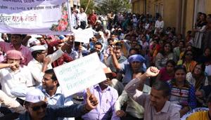 The sit-down protest has been scheduled for March 22 at the university’s Fort campus.(HT File Photo) The sit-down protest has been scheduled for March 22 at the university’s Fort campus.(HT File Photo)