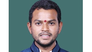 Rammohan Naidu Kinjarapu of the Telugu Desam Party (TDP) is the siting MP of Srikakulam Lok Sabha constituency in Andhra Pradesh.(HT Phptp) Rammohan Naidu Kinjarapu of the Telugu Desam Party (TDP) is the siting MP of Srikakulam Lok Sabha constituency in Andhra Pradesh.(HT Phptp)