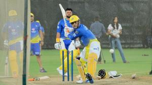 MS Dhoni with Chennai Super Kings.(Twitter /ChennaiIPL) MS Dhoni with Chennai Super Kings.(Twitter /ChennaiIPL)