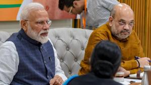 Prime Minister Narendra Modi, BJP National President Amit Shah during the BJP Central Election Committee (CEC) meeting for the upcoming Lok Sabha elections, at BJP headquarters in New Delhi, Saturday, March 16, 2019.(PTI file photo) Prime Minister Narendra Modi, BJP National President Amit Shah during the BJP Central Election Committee (CEC) meeting for the upcoming Lok Sabha elections, at BJP headquarters in New Delhi, Saturday, March 16, 2019.(PTI file photo)