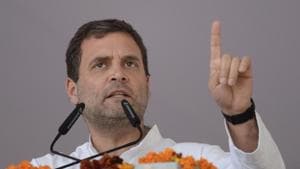 Dehradun (Uttarakhand), March 16 (ANI): Congress President Rahul Gandhi addressing a Public Meeting 'Vishal Parivartan Rally' at Parade Ground, Dehradun in Uttarakhand on Saturday. (ANI Photo)(ANI) Dehradun (Uttarakhand), March 16 (ANI): Congress President Rahul Gandhi addressing a Public Meeting 'Vishal Parivartan Rally' at Parade Ground, Dehradun in Uttarakhand on Saturday. (ANI Photo)(ANI)