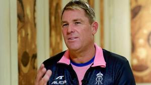 Former Australian leg-spinner Shane Warne speaks during an interview, in New Delhi.(PTI) Former Australian leg-spinner Shane Warne speaks during an interview, in New Delhi.(PTI)