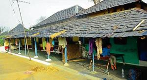 Once a beautiful village in Kangra, Kuther was submerged after construction of Pong Dam. The people affected by the dam were promised rehabilitation in Rajasthan but that never happened.(HT Photo) Once a beautiful village in Kangra, Kuther was submerged after construction of Pong Dam. The people affected by the dam were promised rehabilitation in Rajasthan but that never happened.(HT Photo)