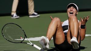 Bianca Andreescu of Canada celebrates her women's singles final victory against Angelique Kerber of Germany on Day 14 of the BNP Paribas Open at the Indian Wells Tennis Garden(AFP) Bianca Andreescu of Canada celebrates her women's singles final victory against Angelique Kerber of Germany on Day 14 of the BNP Paribas Open at the Indian Wells Tennis Garden(AFP)
