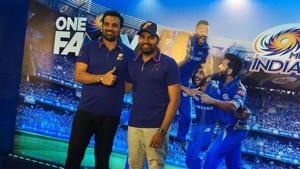 Rohit Sharma, Zaheer Khan addressed a press conference(Mumbai Indians Twitter handle) Rohit Sharma, Zaheer Khan addressed a press conference(Mumbai Indians Twitter handle)