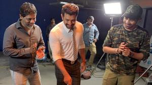 Arun Vijay on the sets of Saaho. Arun Vijay on the sets of Saaho.
