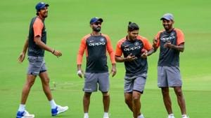 A good IPL season for players like Umesh Yadav, KL Rahul, Dinesh Karthik can potentially seal their spot in the World Cup squad(PTI)