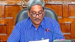Defence minister Manohar Parrikar announced one rank one pension scheme for ex-servicemen.(ANI Photo) Defence minister Manohar Parrikar announced one rank one pension scheme for ex-servicemen.(ANI Photo)