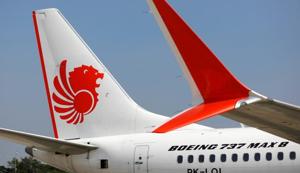 Lion Air's Boeing 737 Max 8 airplane is parked on the tarmac of Soekarno Hatta International airport near Jakarta, Indonesia, on March 15.(REUTERS) Lion Air's Boeing 737 Max 8 airplane is parked on the tarmac of Soekarno Hatta International airport near Jakarta, Indonesia, on March 15.(REUTERS)