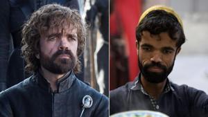 Photographs of the pair have unsurprisingly made their way onto social media showing the doppelgangers side-by-side.(Facebook and AFP) Photographs of the pair have unsurprisingly made their way onto social media showing the doppelgangers side-by-side.(Facebook and AFP)