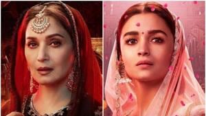 Madhuri Dixit plays Bahaar Begum while Alia Bhatt will be seen as Roop in Kalank.(Instagram) Madhuri Dixit plays Bahaar Begum while Alia Bhatt will be seen as Roop in Kalank.(Instagram)