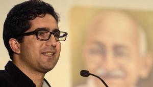 Former IAS officer Shah Faesal on Saturday said his recently formed party, Jammu and Kashmir Peoples Movement (JKPM), will not contest the upcoming Lok Sabha polls. (Photo by Ravindra Joshi/HT PHOTO) Former IAS officer Shah Faesal on Saturday said his recently formed party, Jammu and Kashmir Peoples Movement (JKPM), will not contest the upcoming Lok Sabha polls. (Photo by Ravindra Joshi/HT PHOTO)